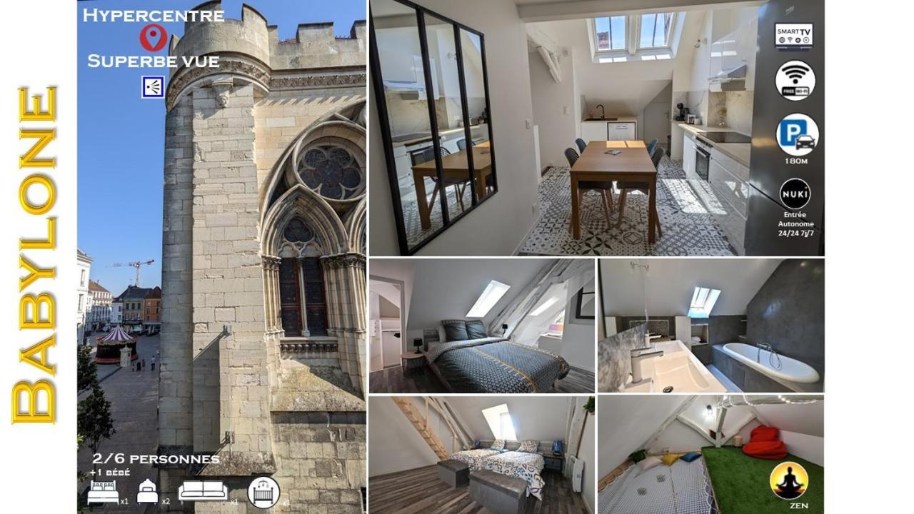 3 Appartements Premium Au Pied De La Cathedrale - Hypercentre Sens Bagian luar foto